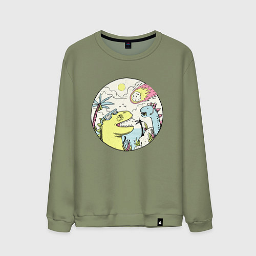 Мужской свитшот Последняя вечеринка / Авокадо – фото 1