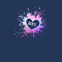 Свитшот хлопковый мужской BTS, цвет: тёмно-синий — фото 2