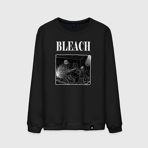 Мужской свитшот Nirvana рисунок для Альбома Bleach / Черный – фото 1