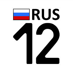 Свитшот хлопковый мужской RUS 12, цвет: белый — фото 2