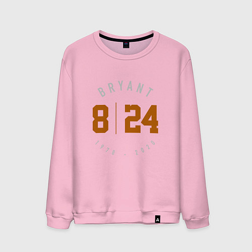 Мужской свитшот Kobe Bryant / Светло-розовый – фото 1
