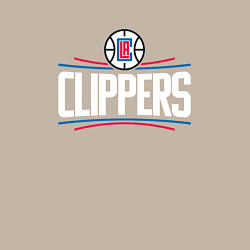 Свитшот хлопковый мужской Los Angeles Clippers, цвет: миндальный — фото 2