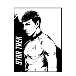 Свитшот хлопковый мужской StarTrek Spock Z, цвет: белый — фото 2