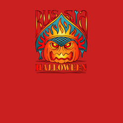 Свитшот хлопковый мужской Halloween and Russia, цвет: красный — фото 2