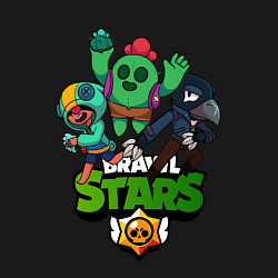 Свитшот хлопковый мужской Brawl Stars, цвет: черный — фото 2