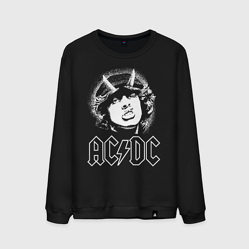 Мужской свитшот ACDC Angus / Черный – фото 1