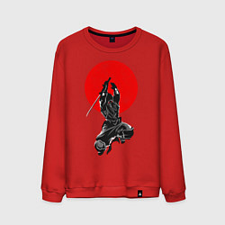 Свитшот хлопковый мужской Samurai, цвет: красный