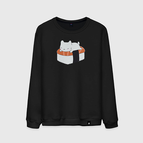 Мужской свитшот Суши / Черный – фото 1