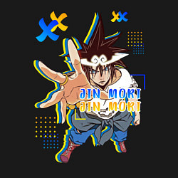 Свитшот хлопковый мужской Джин Мори Король Обезьян, цвет: черный — фото 2