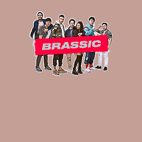 Мужской свитшот Голяк Brassic / Пыльно-розовый – фото 3