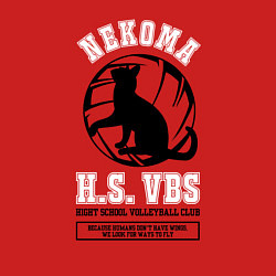 Свитшот хлопковый мужской Metropolitan Nekoma High, цвет: красный — фото 2