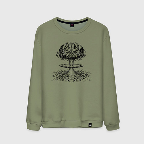 Мужской свитшот Взрыв мозга / Авокадо – фото 1