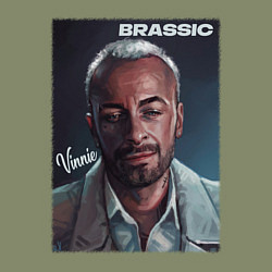 Свитшот хлопковый мужской Голяк Brassic Винни, цвет: авокадо — фото 2