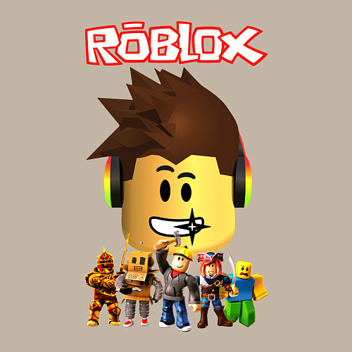 Мужской свитшот ROBLOX / Миндальный – фото 3