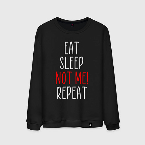 Мужской свитшот AMONG US / Черный – фото 1