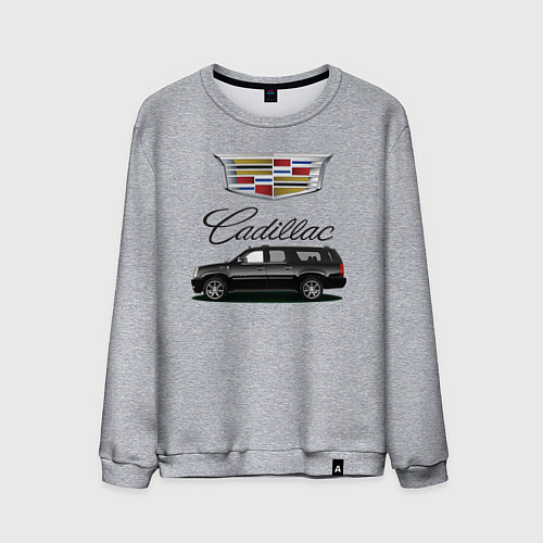 Мужской свитшот Cadillac / Меланж – фото 1