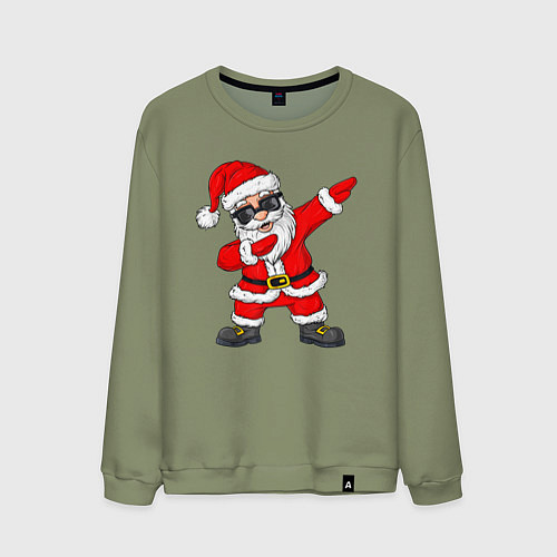 Мужской свитшот Dabing Santa / Авокадо – фото 1