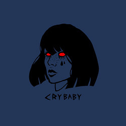 Свитшот хлопковый мужской Cry Baby, цвет: тёмно-синий — фото 2