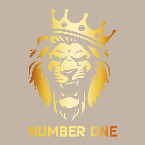 Мужской свитшот ЗОЛОТОЙ ЛЕВ / Миндальный – фото 3