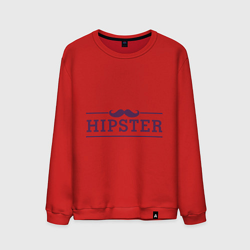 Мужской свитшот Hipster / Красный – фото 1