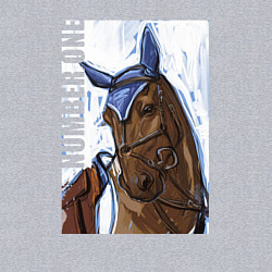 Свитшот хлопковый мужской Number one, цвет: меланж — фото 2