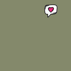 Свитшот хлопковый мужской Сердце, цвет: авокадо — фото 2