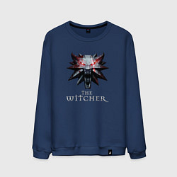Свитшот хлопковый мужской The Witcher, цвет: тёмно-синий