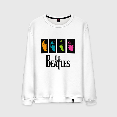 Мужской свитшот Всемирный день The Beatles / Белый – фото 1