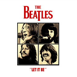 Свитшот хлопковый мужской The Beatles LET IT BE, цвет: белый — фото 2