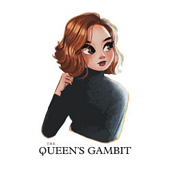 Свитшот хлопковый мужской Queens Gambit Ход Королевы, цвет: белый — фото 2