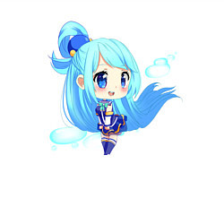 Свитшот хлопковый мужской Aqua Chibi, цвет: белый — фото 2