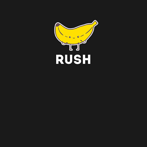 Мужской свитшот RUSH BANANA / Черный – фото 3