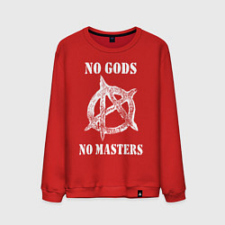 Мужской свитшот NO GODS NO MASTERS