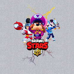 Свитшот хлопковый мужской Brawl Stars the StarrForce, цвет: меланж — фото 2