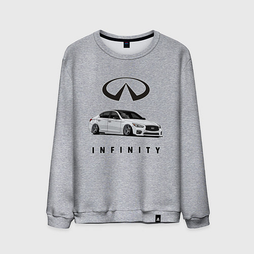 Мужской свитшот Infinfity Car / Меланж – фото 1