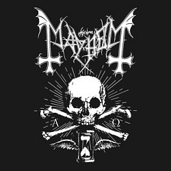 Свитшот хлопковый мужской MAYHEM, цвет: черный — фото 2