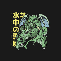 Свитшот хлопковый мужской Japan Anime Cthulhu, цвет: черный — фото 2
