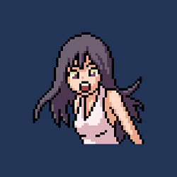 Свитшот хлопковый мужской Pixel art anime, цвет: тёмно-синий — фото 2