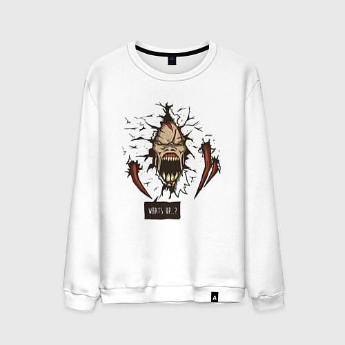 Мужской свитшот Лайфстиллер Dota 2 / Белый – фото 1