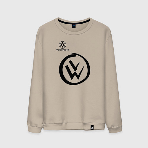 Мужской свитшот Volkswagen / Миндальный – фото 1