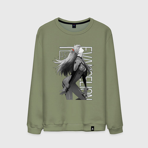Мужской свитшот Евангелион / Авокадо – фото 1