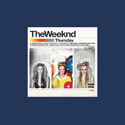 Свитшот хлопковый мужской Thursday The Weeknd, цвет: тёмно-синий — фото 2