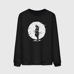 Свитшот хлопковый мужской САМУРАИ SAMURAI, цвет: черный