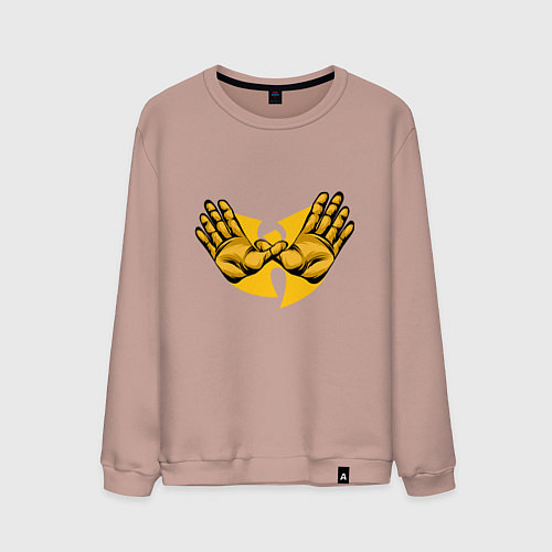 Мужской свитшот Wu-Tang Forever / Пыльно-розовый – фото 1