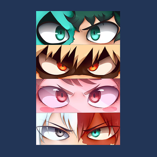 Мужской свитшот MY HERO ACADEMIA MHA / Тёмно-синий – фото 3