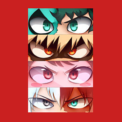 Свитшот хлопковый мужской MY HERO ACADEMIA MHA, цвет: красный — фото 2