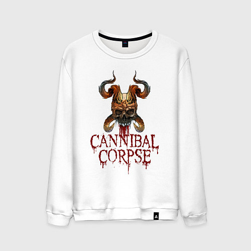 Мужской свитшот Cannibal Corpse Труп Каннибала Z / Белый – фото 1