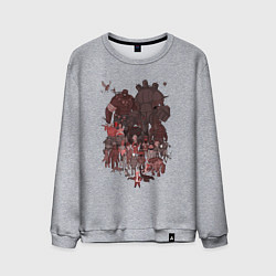 Свитшот хлопковый мужской Фаллаут, цвет: меланж