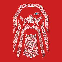 Свитшот хлопковый мужской БОГ ОДИН, цвет: красный — фото 2