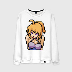 Мужской свитшот Pixel art anime